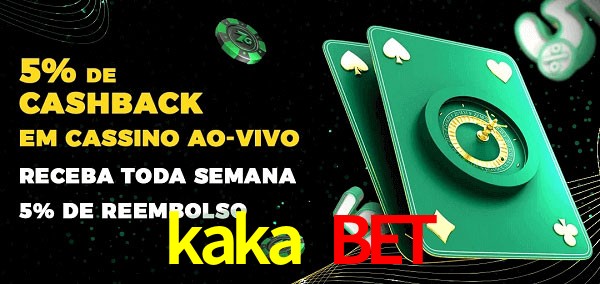 Promoções do cassino ao Vivo kaka bet